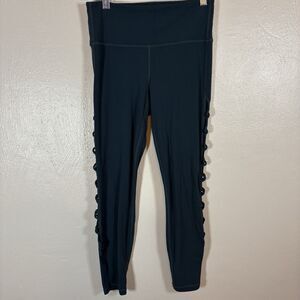 Athleta Leggings Womens Small Green Shiva Tight High Rise Ankle Powervita